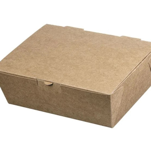 Easy to Open Food Boxes “Kraft” for Double Burger - 200×145×75mm - (200 Boxes) Easy to Open Food Boxes “Kraft” for Double Burger - 200×145×75mm - (200 Boxes)