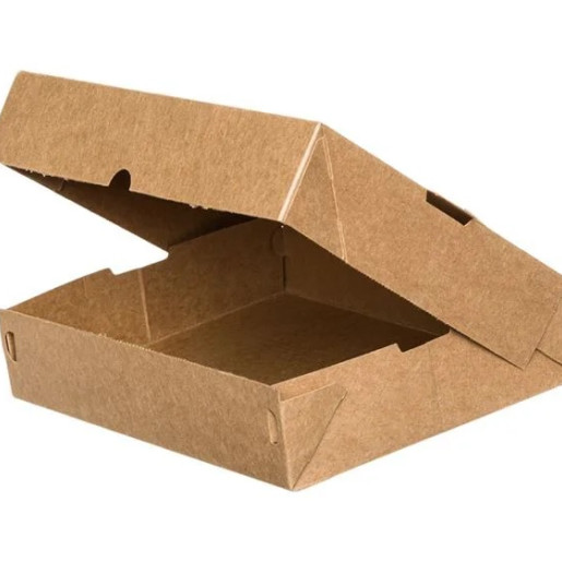 Easy to Open Food Boxes “Kraft” for Munch Box -Large Portion 270 x190 x75cm - (200 Boxes)