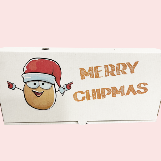 Christmas Fish & Chip Boxes (100) - Chipmas Design