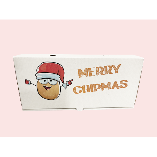 Christmas Fish & Chip Boxes (100) - Chipmas Design
