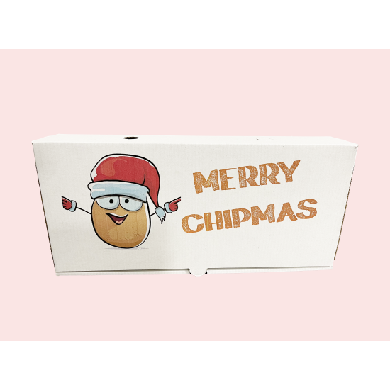 Christmas Fish & Chip Boxes (100) - Chipmas Design