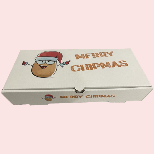Christmas Fish & Chip Boxes (100) - Chipmas Design Christmas Fish & Chip Boxes (100) - Chipmas Design