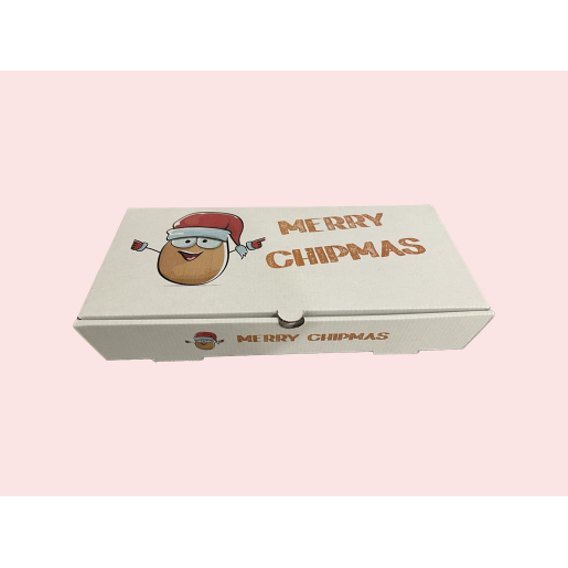 Christmas Fish & Chip Boxes (100) - Chipmas Design