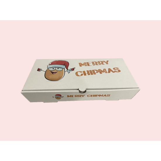 Christmas Fish & Chip Boxes (100) - Chipmas Design