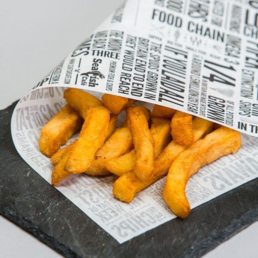 Custom Branded Greaseproof Sheet Size - 500mm x 335mm