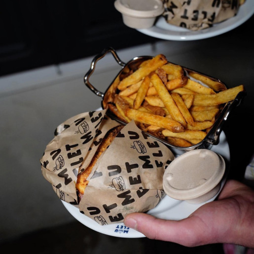 Custom Branded Greaseproof Sheet Size - 335mm x 250mm