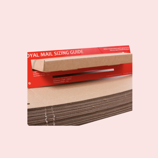 C5/A5 Royal Mail Large Letter PiP Brown Cardboard Postal Boxes - 229mm x 159mm x 20mm (L x W x H)