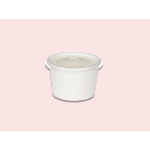 4oz White Paper Takeaway Portion Pot (PP lined) / Clear PP Lid (500 Pcs) 4oz White Paper Takeaway Portion Pot (PP lined) / Clear PP Lid (500 Pcs)