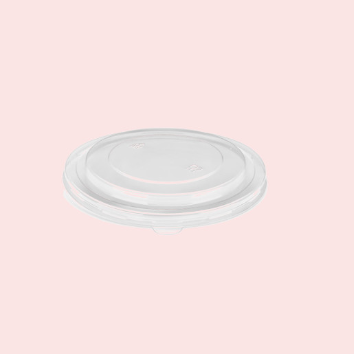 500/750/1000ml Clear RPET Round Deli Bowl Lid 500/750/1000ml Clear RPET Round Deli Bowl Lid