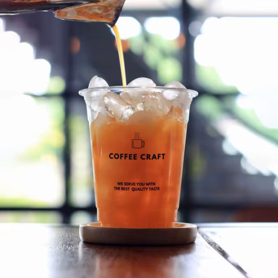 Branded PET Clear Smoothie Cups Branded PET Clear Smoothie Cups