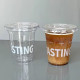 Branded PET Clear Smoothie Cups