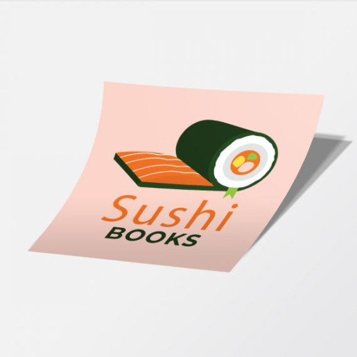 51mm Super Permanent Square Stickers On A Roll