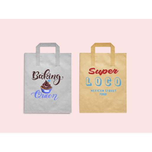 Medium Handle Bags (250) - Personalised Medium Handle Bags (250) - Personalised