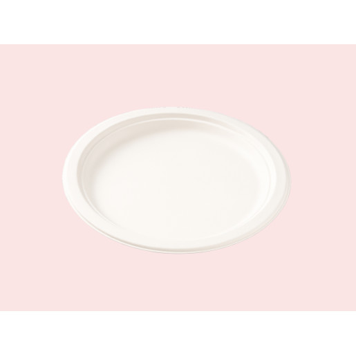 Bagasse Pizza Plate Round (317mm/12.5″) White