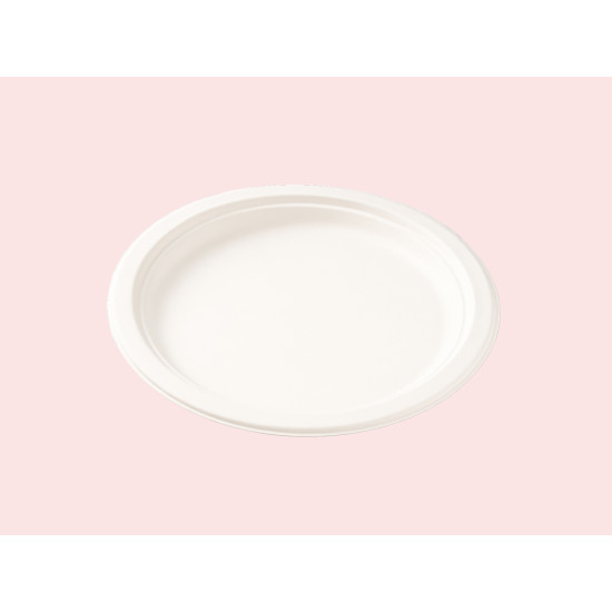 Bagasse Pizza Plate Round (317mm/12.5″) White