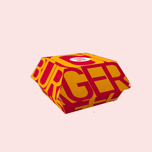 Clamshell Burger Box - Personalised