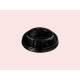 Coffee Cup PP Sip Lids Black Colour 90mm