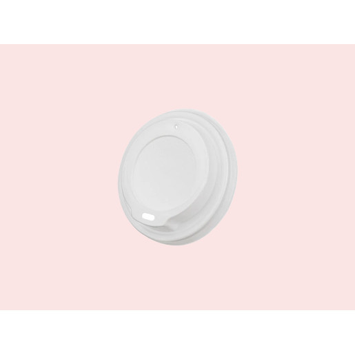 Coffee Cup PP Sip Lids White Colour 90mm