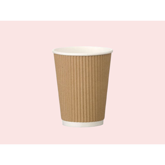 Triple Wall Ripple Paper Cups 12oz Triple Wall Ripple Paper Cups 12oz