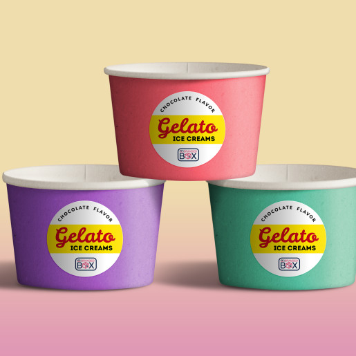 Personalised Ice Cream Cups