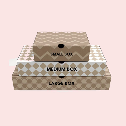 Brown Personalised  Fish & Chip Boxes